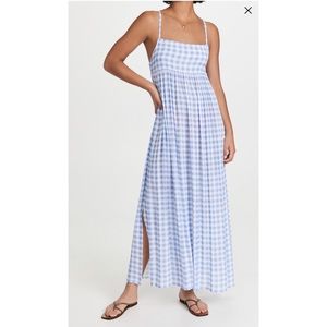 Blue Gingham Dress by Playa Lucila